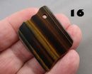 You Choose! Tiger Eye Stone Pendant (Drilled)