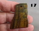 You Choose! Tiger Eye Stone Pendant (Drilled)