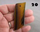 You Choose! Tiger Eye Stone Pendant (Drilled)