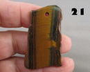 You Choose! Tiger Eye Stone Pendant (Drilled)