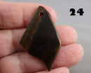 You Choose! Tiger Eye Stone Pendant (Drilled)