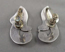 Abalone Shell Earrings 925 Sterling Silver (Vintage) H092-20