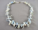 Blue Shell Necklace (Vintage) H012-7