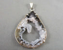 Oco Geode Gemstone Pendant (Vintage) H012-13
