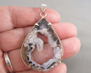 Oco Geode Gemstone Pendant (Vintage) H012-13