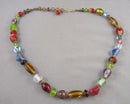 Lampwork Bead Necklace (Vintage) H012-15