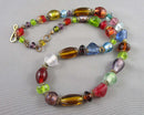 Lampwork Bead Necklace (Vintage) H012-15