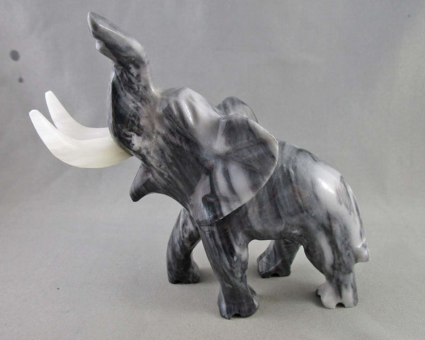 Marble Elephant Statue 1pc