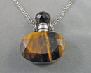 35% OFF!  Tiger Eye Gemstone Bottle Necklace
