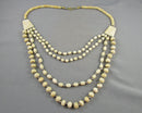 Multi Strand Bone Necklace (Vintage) H034-15