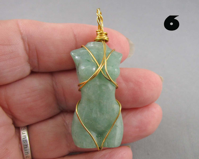 Gemstone Pendant Drop 2