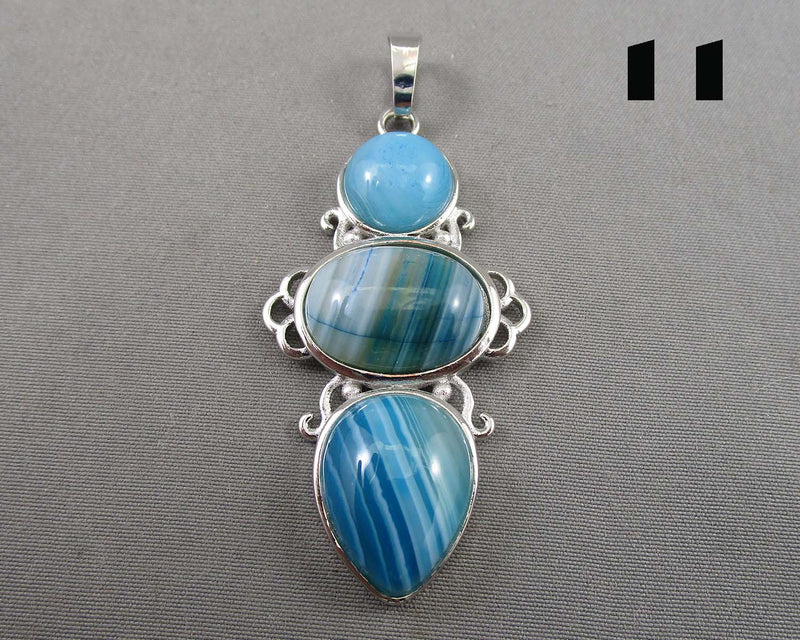 Gemstone Pendant Drop 2