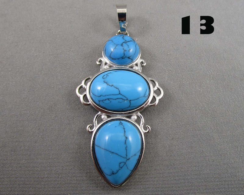 Gemstone Pendant Drop 2