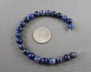 Sodalite Beads Round Strand Various Sizes