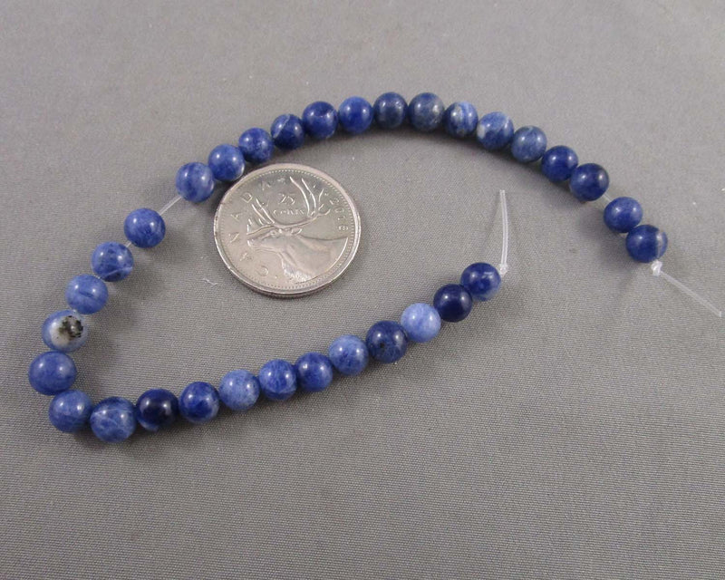 Sodalite Beads Round Strand Various Sizes