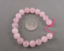 Rose Quartz Bead Strand Round Various Sizes