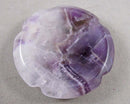 Amethyst Flower Worry Stone 1pcs C281