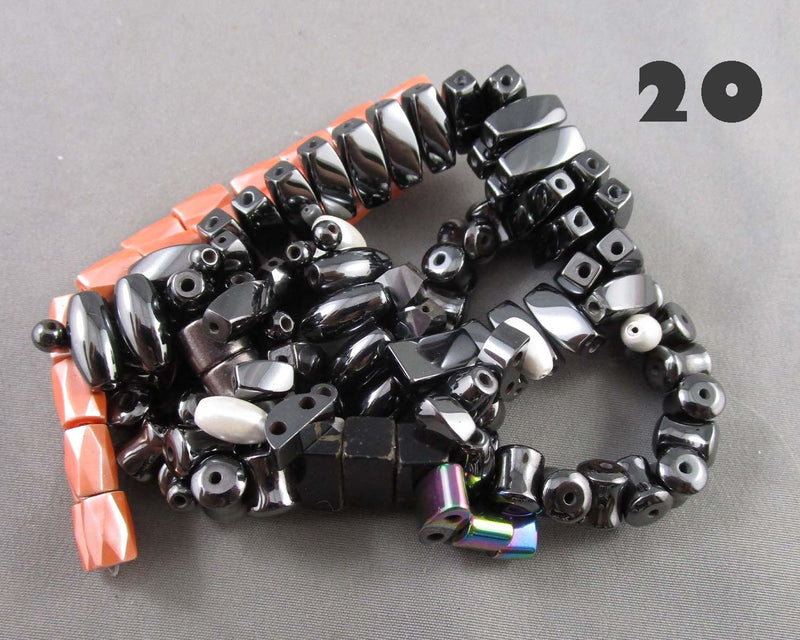 Magnetic Hematite Beads - Drop 7