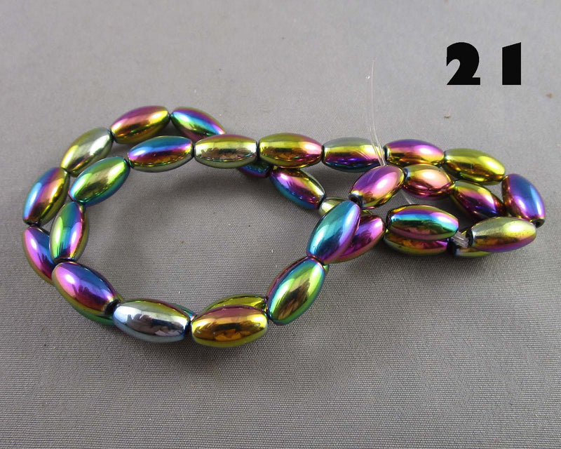 Magnetic Hematite Beads - Drop 7