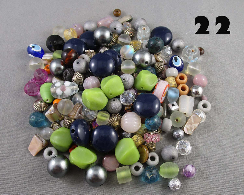 Gemstone & Glass Beads - Drop 6