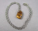 Tiger Eye Gemstone Pendant Necklace H066-5