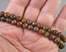 Tigers Eye Faceted Beads 6mm C508