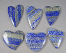 You Choose!  Lapis Lazuli Gemstone Heart