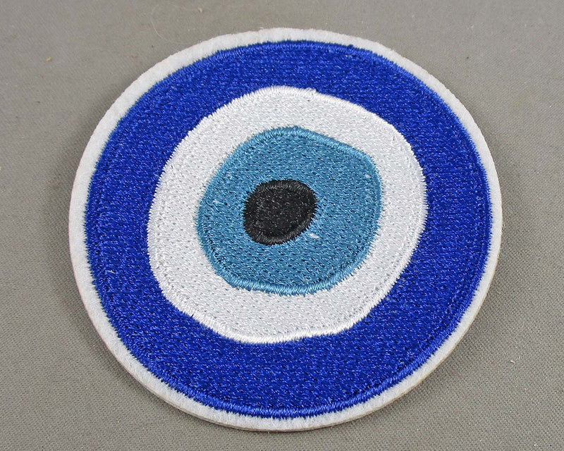 Greek Evil Eye Protection Iron on Patch 1pc C298