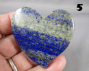 You Choose!  Lapis Lazuli Gemstone Heart