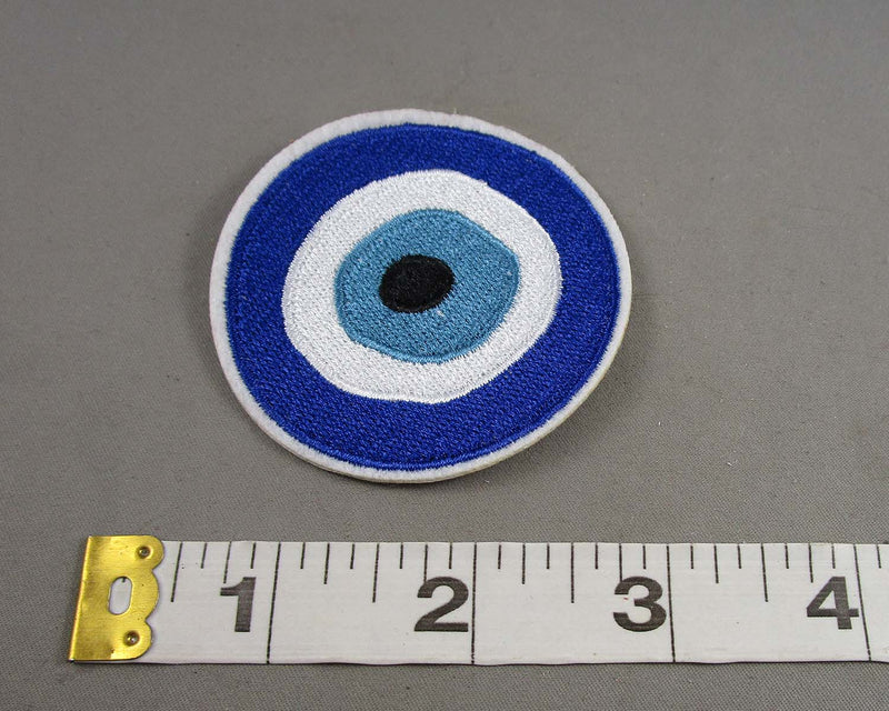 Greek Evil Eye Protection Iron on Patch 1pc C298