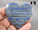 You Choose!  Lapis Lazuli Gemstone Heart