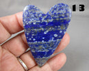 You Choose!  Lapis Lazuli Gemstone Heart
