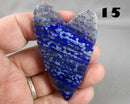You Choose!  Lapis Lazuli Gemstone Heart