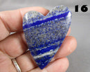 You Choose!  Lapis Lazuli Gemstone Heart