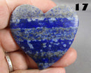 You Choose!  Lapis Lazuli Gemstone Heart