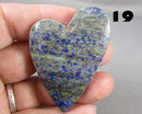 You Choose!  Lapis Lazuli Gemstone Heart