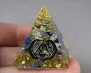 Lapis Lazuli Orgonite Pyramid 1pc H156