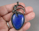 Lapis Lazuli Gemstone Dragonfly Pendant Z013