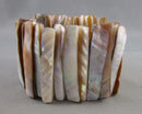 Iridescent Shell Bracelet (Vintage) H052-19
