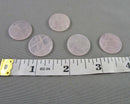 Rose Quartz Flat Round Cabochon 2pcs 20mm C271