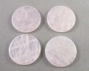 Rose Quartz Flat Round Cabochon 2pcs 20mm C271
