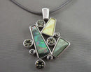 Abalone Shell Pendant Necklace (Vintage) H067-11