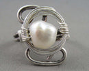 Pearl Ring Size 7 (Vintage) H067-12