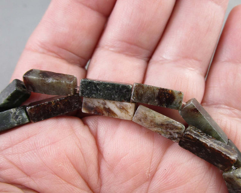 Biotite Column Beads 13x4mm C528