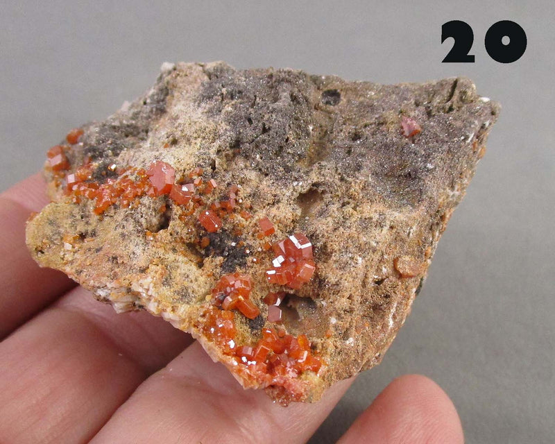 You Choose!  Vanadinite Crystal Cluster 1pc