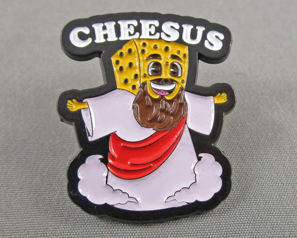 "Cheesus" Enamel Pin 1pc (BIN 1)