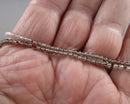 Gradient Smoky Quartz Faceted Beads 2mm C706