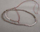 Gradient Smoky Quartz Faceted Beads 2mm C706