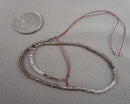 Gradient Smoky Quartz Faceted Beads 2mm C706