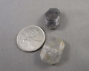 Smoky Quartz Faceted Rectangle Beads 2pc 20x15mm C707